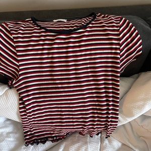 Striped Crop Top